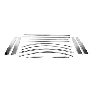 Complete raamlijstenset (14-delig, RVS) Hyundai Accent 2006–2010 foto 3