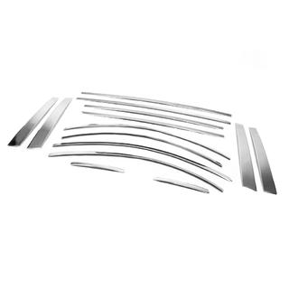 Complete raamlijstenset (14-delig, RVS) Hyundai Accent 2006–2010 foto 2