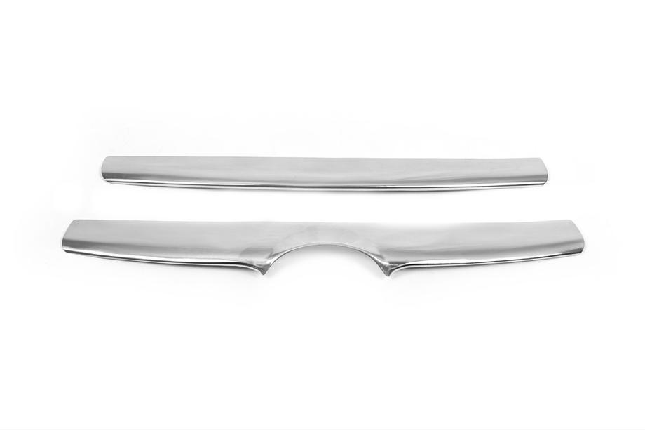 Hyundai Santa Fe 2 2006–2012 RVS grille sierlijst (2006-2010, 2-delig) Foto 2