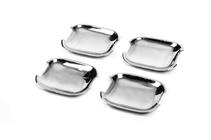 Mercedes E-class W210 1995–2002 Chromen deurgreepkom-afdekkappen (set van 4) Verchroomd kunststof foto 2
