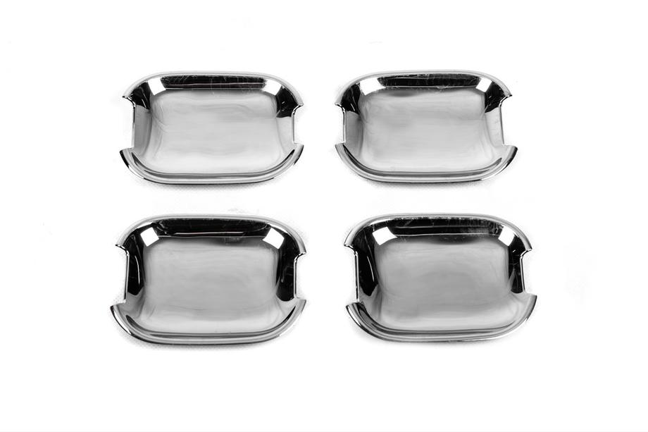 Mercedes E-class W210 1995–2002 Chromen deurgreepkom-afdekkappen (set van 4) Verchroomd kunststof Image