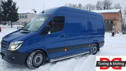 Volkswagen Crafter 2006–2016 Premium side steps (2 st., RVS) Ø60, middellange wielbasis foto 3