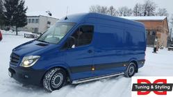 Volkswagen Crafter 2006–2016 Premium side steps (2 st., RVS) Ø60, middellange wielbasis foto 5