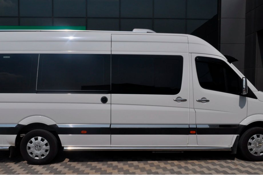 Volkswagen Crafter 2006–2016 Sidebars (set van 2, RVS) Ø60, korte wielbasis Foto 3