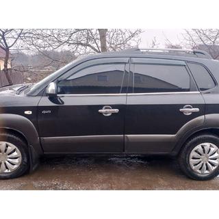 RVS raamomlijsting (4 stuks) Hyundai Tucson JM 2004– foto 1