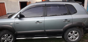 Hyundai Tucson JM 2004– Deurgreep covers (set 4 stuks, RVS) foto 4