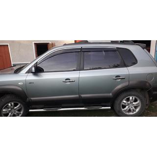 Deurgreep covers (set 4 stuks, RVS) Hyundai Tucson JM 2004– foto 4