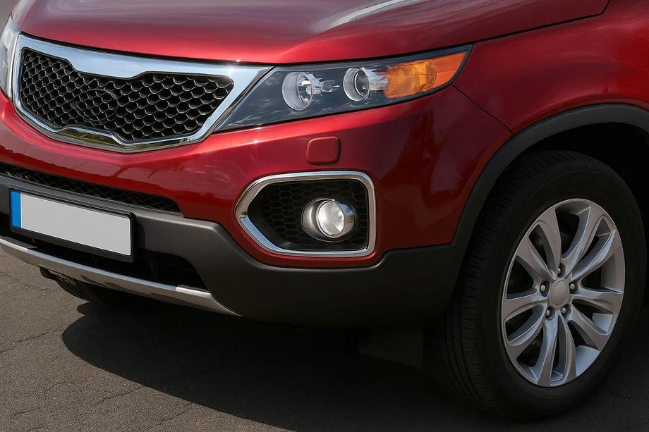 Kia Sorento II XM 2009–2014 Mistlampomlijsting 2010-2013 (2 st., RVS) Image
