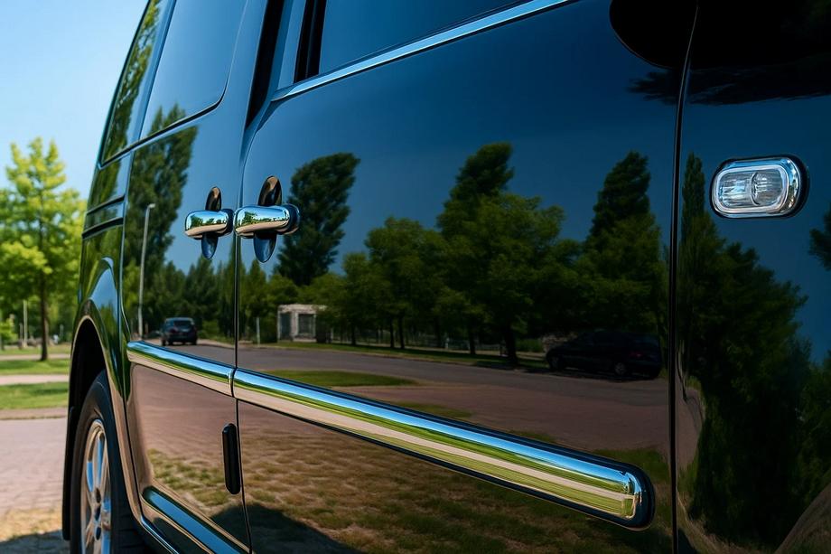 Volkswagen Caddy 2004–2010 RVS sierlijstcovers (set 4 st.) Image