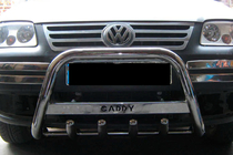 Volkswagen Caddy 2004–2010 Bullbar WT003 (RVS) foto 5