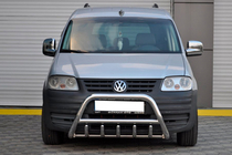 Volkswagen Caddy 2004–2010 Bullbar WT003 (RVS) foto 8