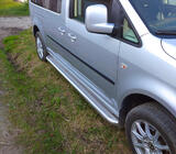 Volkswagen Caddy 2004–2010 Premium side steps (2 st., RVS) Standaard montagebasis, Ø60 foto 1