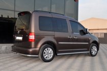 Volkswagen Caddy 2004–2010 Sidebars BB001 (2 stuks, RVS) foto 3