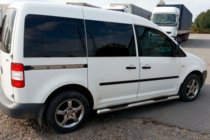 Volkswagen Caddy 2010–2015 Sidebars BB002 (set van 2, RVS) foto 1