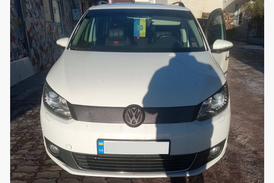 Volkswagen Caddy 2010–2015 Winterafdekking voor grille (bovenste) Glanz Foto 2