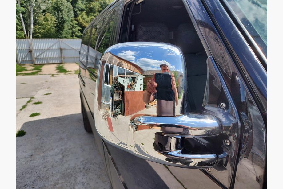 Volkswagen T4 Caravelle/Multivan 1990–2003 Spiegelkappen (2 st., kunststof) Carmos - Turks kunststof Foto 2
