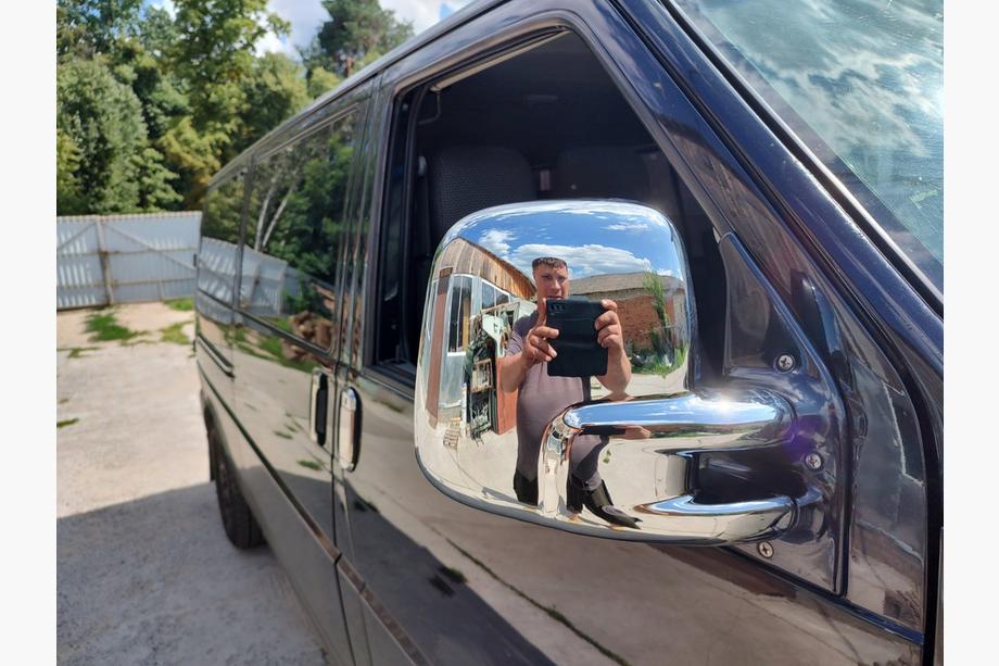 Volkswagen T4 Caravelle/Multivan 1990–2003 Spiegelkappen (2 st., kunststof) Carmos - Turks kunststof Foto 3
