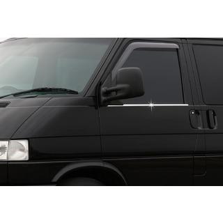 Ruitlijsten (2 stuks, RVS) Volkswagen T4 Caravelle/Multivan 1990–2003 foto 1