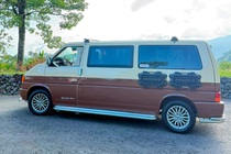 Volkswagen T4 Caravelle/Multivan 1990–2003 Premium side steps (2 st., RVS) Ø60 mm, lange wielbasis foto 2
