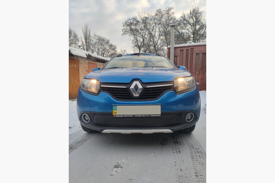 Renault Sandero 2013–2022 Onderste winterafdekking voor grille (2013-2017) Mat Foto 3