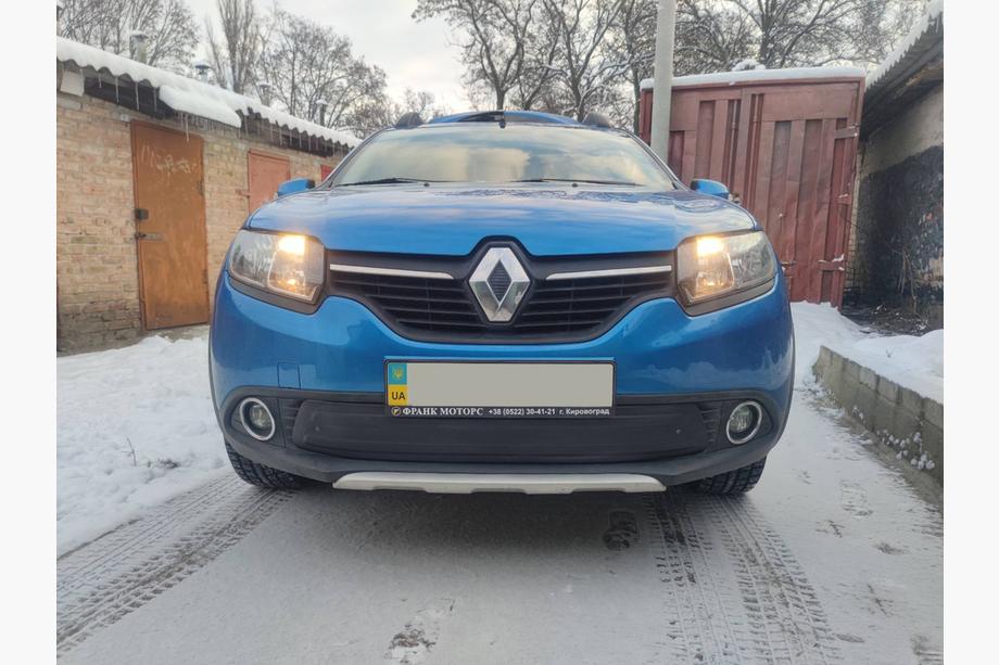 Renault Sandero 2013–2022 Onderste winterafdekking voor grille (2013-2017) Mat Foto 6