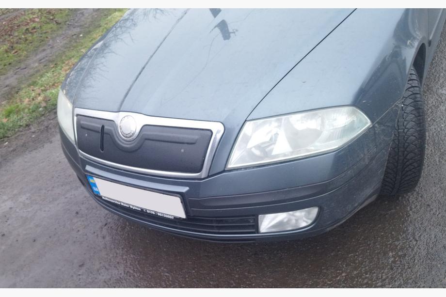 Skoda Octavia II A5 2006–2010 Winterafdekking voor grille (bovenste) Mat Foto 2