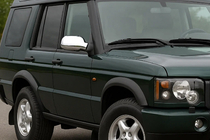 Land Rover Discovery II 1998–2004 RVS spiegelkappen (2 stuks) Carmos - Turks staal foto 1