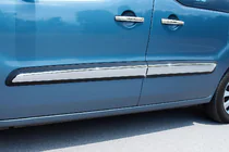 Citroen Berlingo 2008–2018 RVS deurstrips (4 st.) foto 1