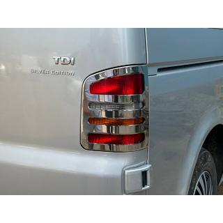 RVS achterlichtcovers (2 stuks) Volkswagen T5 Transporter 2003–2010 foto 2