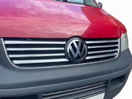 Volkswagen T5 Transporter 2003–2010 Sierstrips voor grille (8 stuks, RVS) Carmos - Turks staal foto 1