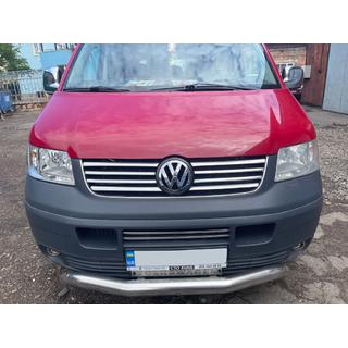 Sierstrips voor grille (8 stuks, RVS) Volkswagen T5 Transporter 2003–2010 foto 3