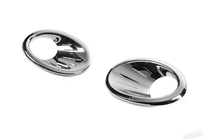 Nissan Qashqai 2010–2014 Mistlampomlijsting met uitsparing (set van 2, kunststof) foto 6