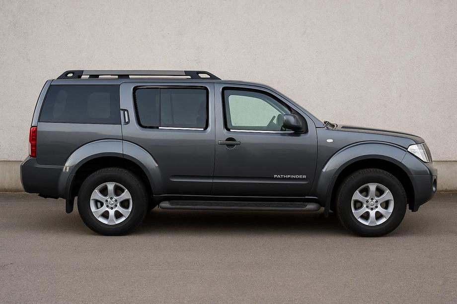 Nissan Pathfinder R51 2005–2014 Raamomlijsting (4 stuks, RVS) Carmos - Turks staal Image