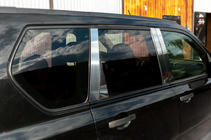 Nissan X-trail T31 2007–2014 Deurstijl sierlijsten (8-delig, RVS) foto 3