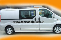 Nissan Primastar 2002–2014 RVS sidebars (2 stuks) 60 mm, lange wielbasis foto 5
