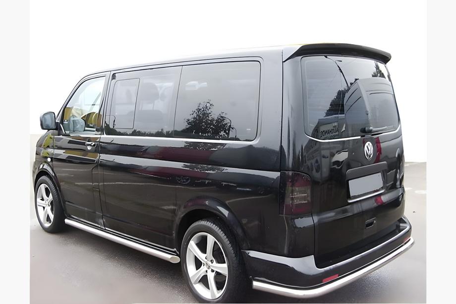Volkswagen T5 Transporter 2003–2010 Achterbeschermbeugel hoekmodel AK005 (RVS) Image