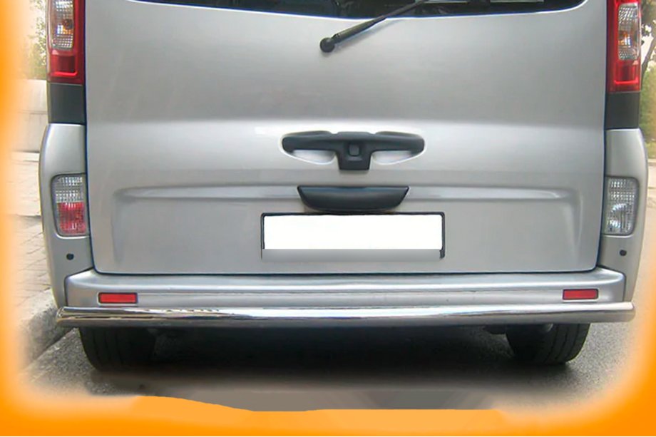 Nissan Primastar 2002–2014 Achterbeschermbeugel AK002 (RVS) Foto 4