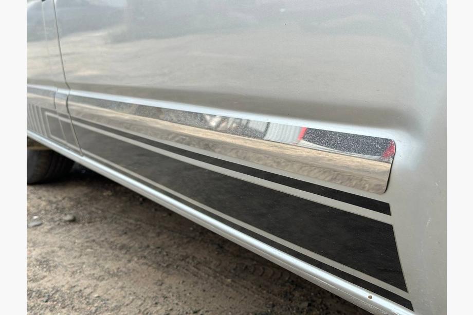 Volkswagen T5 Caravelle 2004–2010 Deurstrips (RVS, chroom) 1 deur, korte wielbasis, Carmos - Turks staal Foto 12