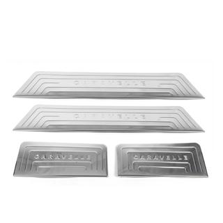 RVS instaplijsten voor binnenzijde (Omsa) Volkswagen T5 Caravelle 2004–2010 foto 3