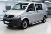 Volkswagen T5 Caravelle 2004–2010 Zijtreden Maya V2 (set van 2, aluminium) Lange wielbasis foto 1