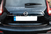 Nissan Juke 2010–2019 Chromen strip boven kenteken (RVS) OmsaLine - Italiaans roestvrij staal foto 6