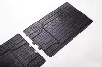 Volkswagen T5 Caravelle 2004–2010 Achterste rubber automatten (2 stuks, Stingray) foto 4