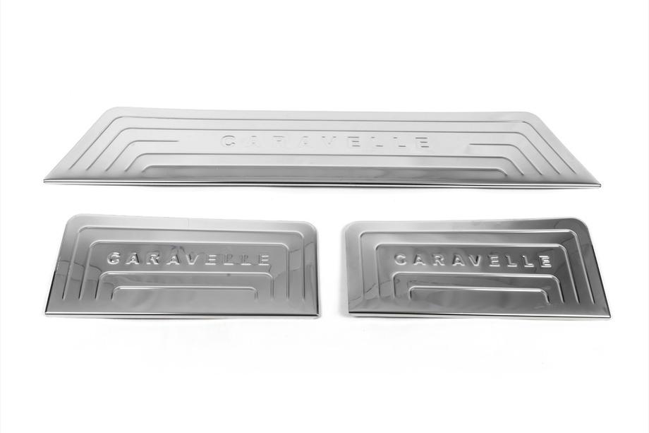 Volkswagen T5 2010–2015 OmsaLine RVS instaplijsten (binnen) 4-deurs, Caravella Foto 2