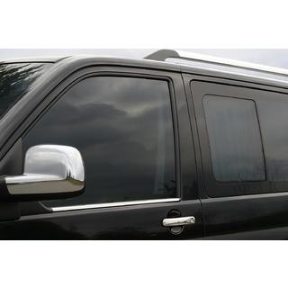 Voorste raamomlijsting (2 st., RVS) Volkswagen T5 2010–2015 foto 1