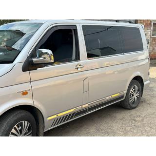 Voorste raamomlijsting (2 st., RVS) Volkswagen T5 2010–2015 foto 4