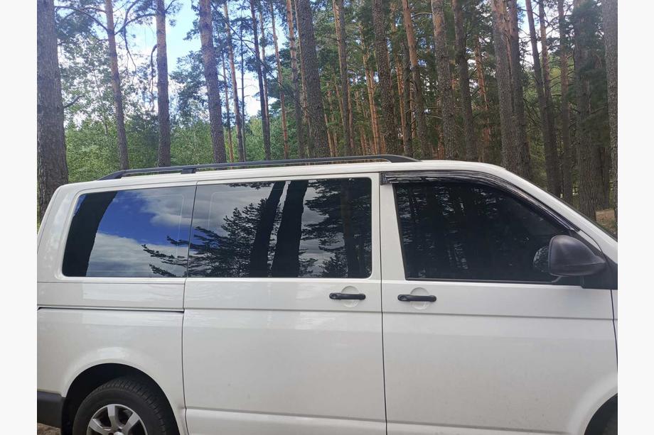 Volkswagen T5 2010–2015 Zwarte dakrails Korte wielbasis, metalen voeten Foto 21