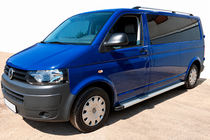 Volkswagen T5 2010–2015 Zijtreden Maya V2 (set van 2, aluminium) Korte wielbasis foto 1