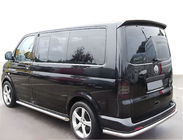 Volkswagen T5 2010–2015 Achterbeschermbeugel hoekmodel AK005 (RVS) foto 1