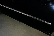 Volkswagen Bora 1998–2004 Deurstrip (set van 4, RVS) foto 1