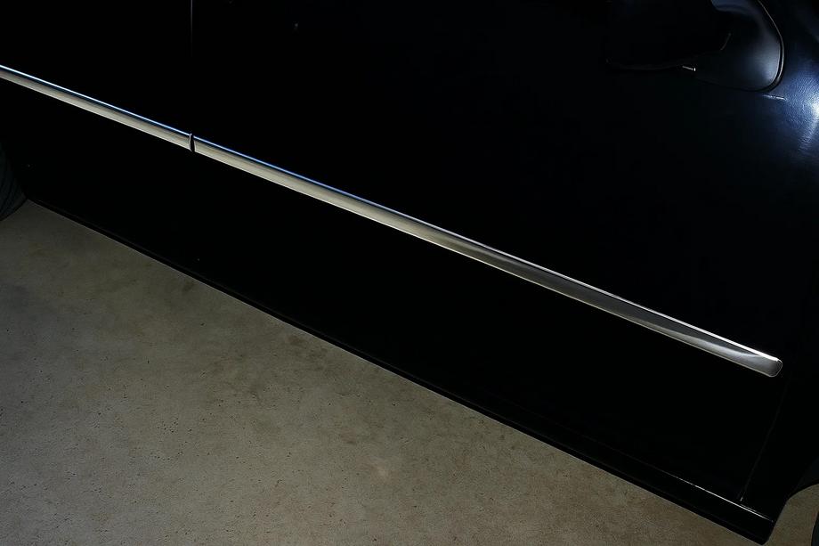 Volkswagen Bora 1998–2004 Deurstrip (set van 4, RVS) Image